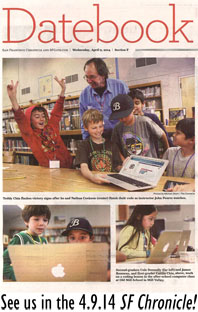 CodeKids in 4/9/14 Chronicle